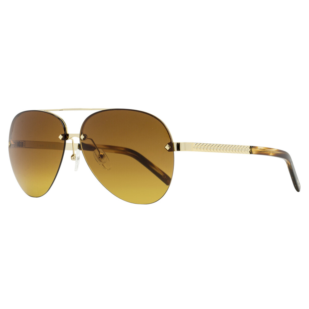 MCM Rimless Pilot Sunglasses MW0027-H 32F Gold/Brown Melange 63mm